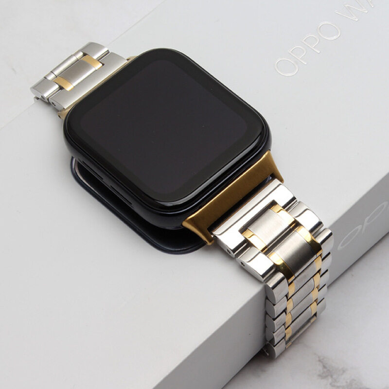 Luxury Stainless Steel strap For oppo watch 46mm watchband Bracelet band for OPPO Watch 41mm 46mm Strap Smart watch Accessories Malaysia