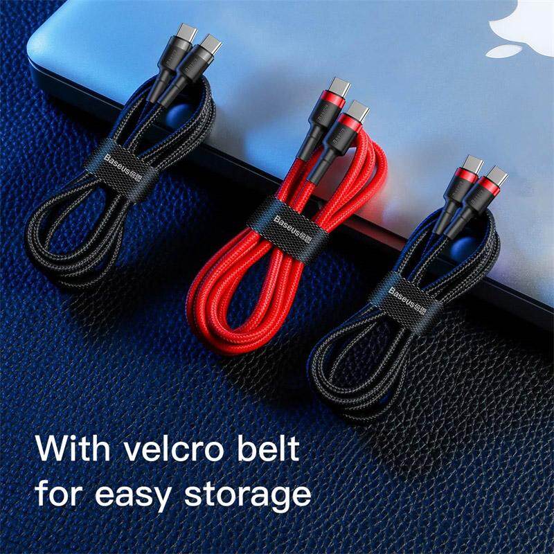 Cáp Chuyển Đổi Baseus Chuyển Từ Cổng USB Type C Sang Type C Cổng Sạc Nhanh 4.0 Độ Cho Redmi Note 7 Pro Cáp USB-C Cho Samsung S8 S9