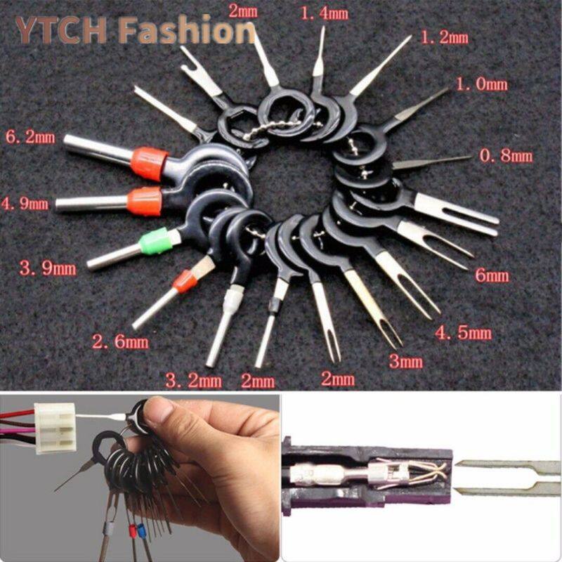 21Pcs Car Wire Terminal Removal Tool Wiring connector Pin Extractor Puller Tools
