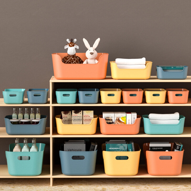 KS Sundry storage box Desktop box Cosmetic lipstick Kitchen storage box Dormitory snack storage basket