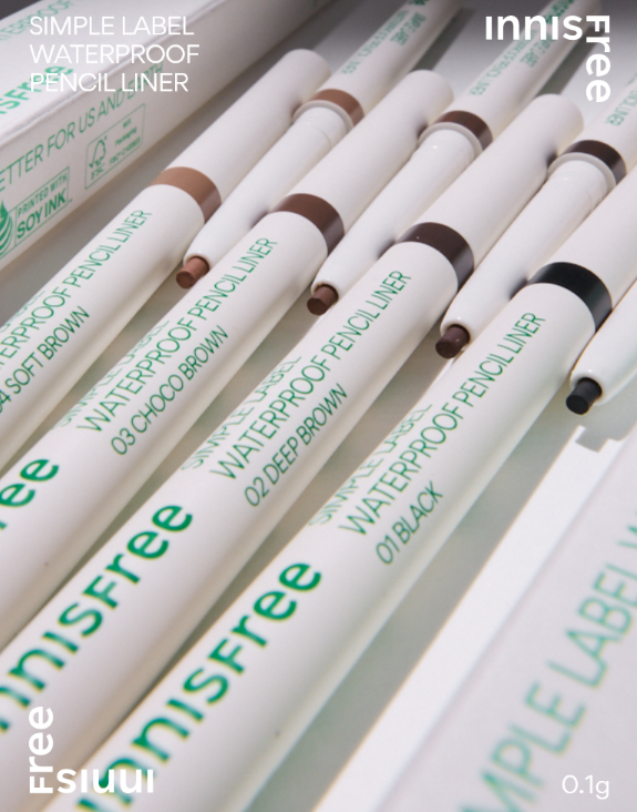 Bút Chì Kẻ Mắt Innisfree Simple Label Waterproof 0.1G