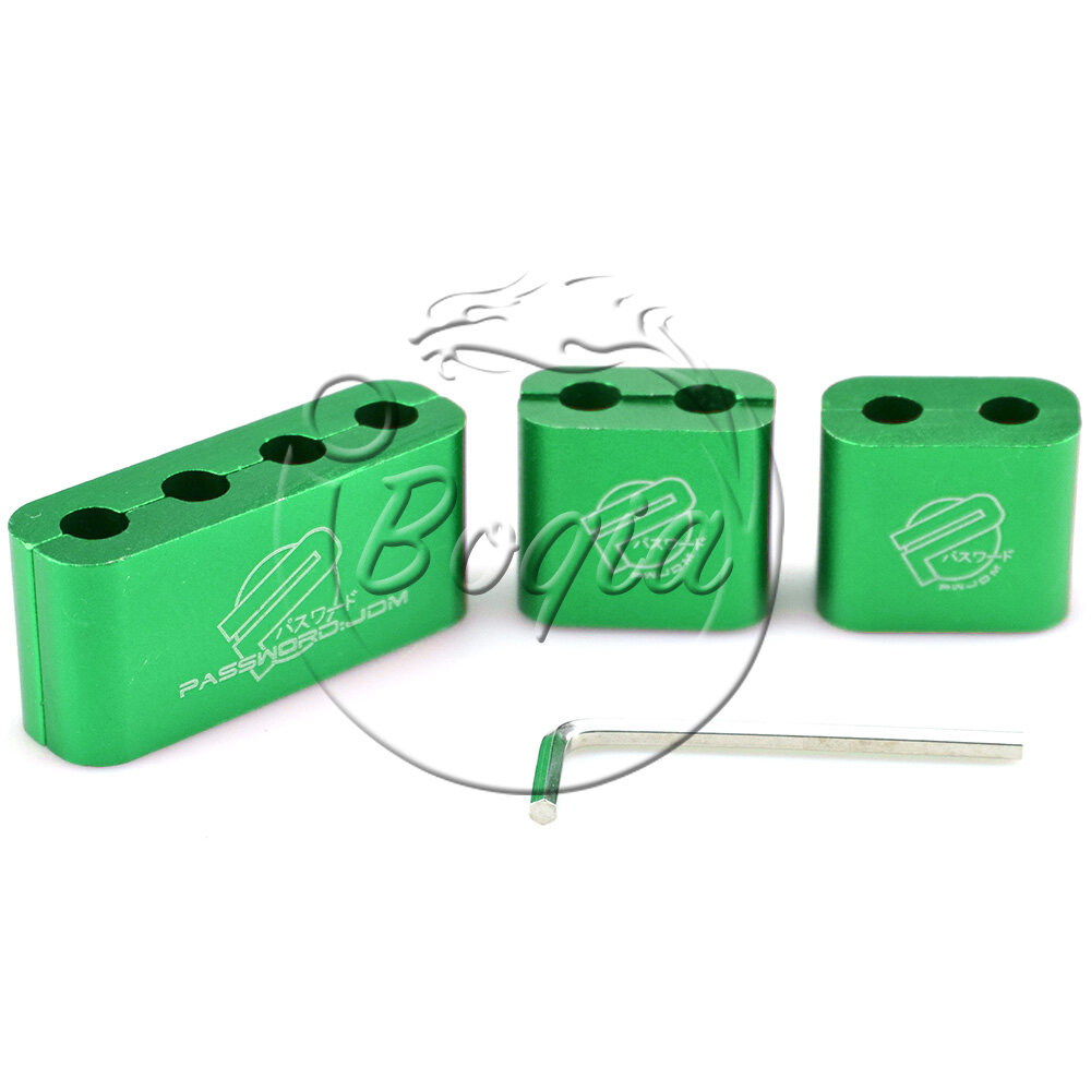 3 Chiếc Bugi Hợp Kim Nhôm Kẹp Dây Điện Kẹp Dây Đánh Lửa Kẹp Dây Cáp Để Trang Trí Xe Hơi Kiểu JDM