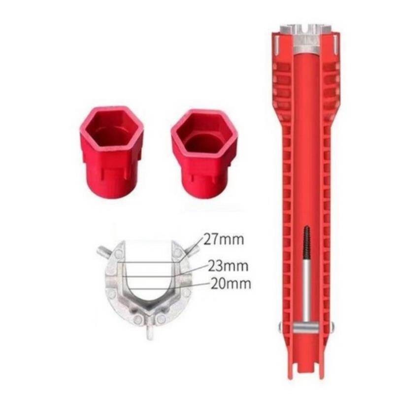 Multifunction Faucet Wrench Sink Installer Tools Water Pipe Spanner Tackle Tool