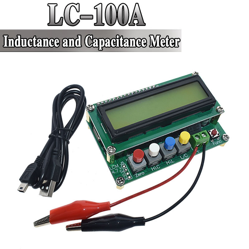 LC100-A High Precision Inductance Digital Liquid Crystal L/C Capacitance Tester
