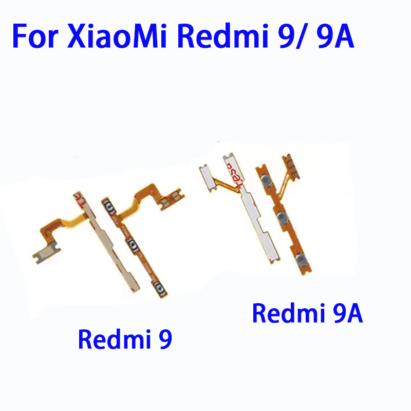 For XiaoMi Redmi 9A 9 Volume Side Power Switch on off Button Key Flex Cable