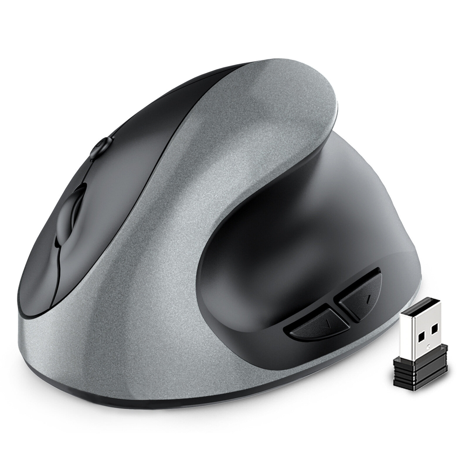 Jelly Comb Vertical Mouse Wireless Mouse 2.4G Rechargeable Pink Ergonomic Mice Wireless Mouse For PC / Laptop / Windows / io s