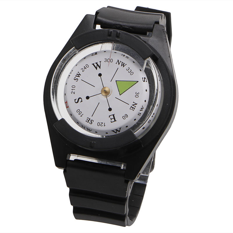 Wrist Compass, Mini Outdoor Survival Watch Band Underwater Wrist Mount Compass for Diving Kayak Hiking Traveling Camping
