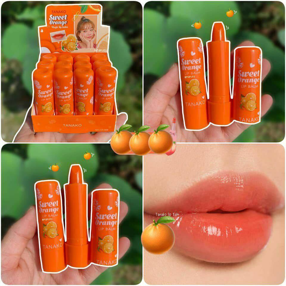 orange lip balm