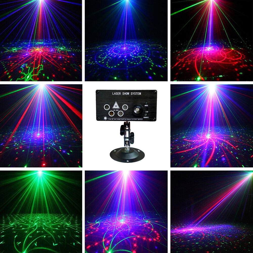 YSH 120 Patterns Laser Projector Light Remote/Sound Disco Laser Light