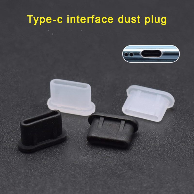 Hanlu 3pcs Type-C Dust Plug Phone USB Charging Port Protector Cover Anti-dust Cap