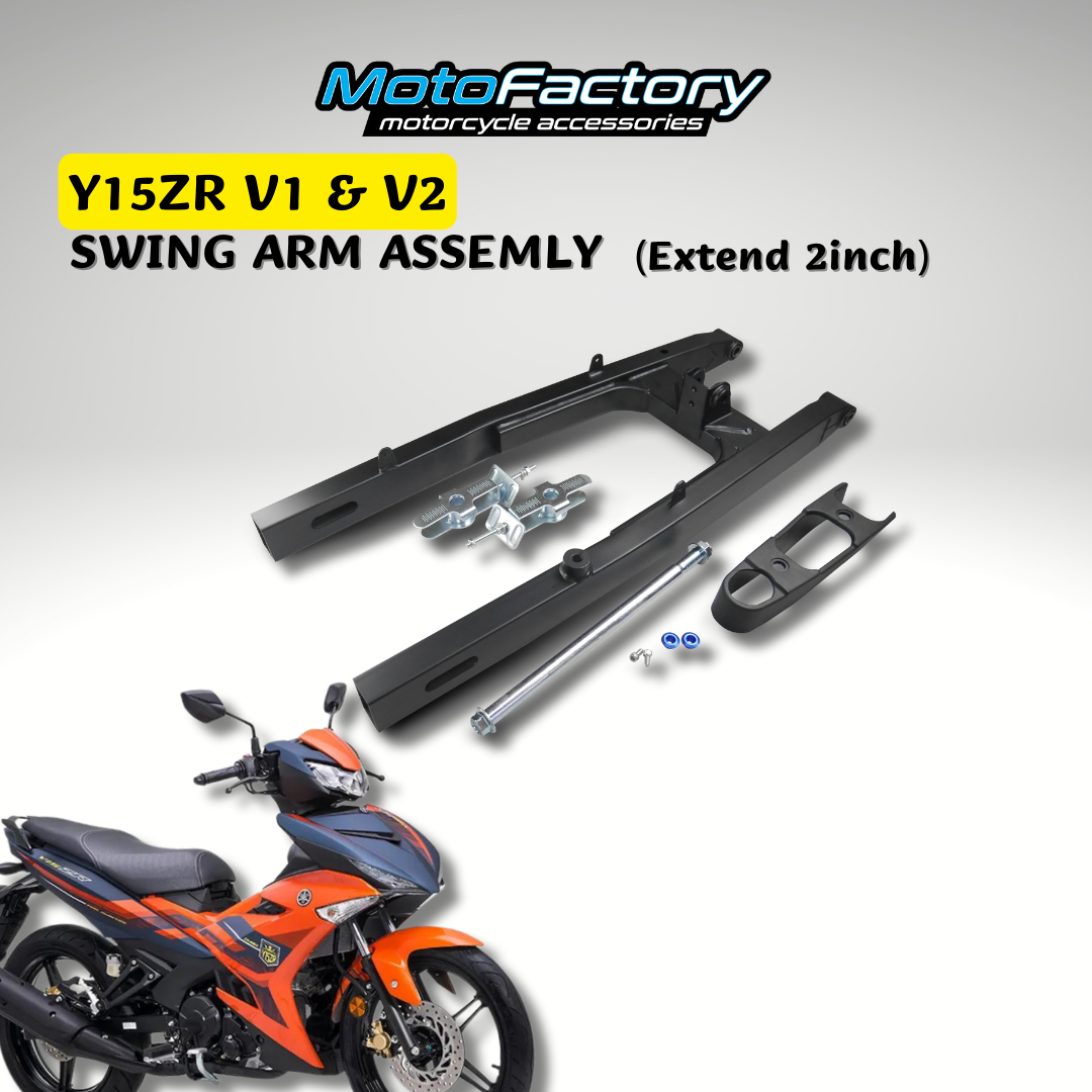 Yamaha Y15zr V1 Y15zr V2 Swing Arm Assembly Complete Set Extend 2inch Lazada 8148