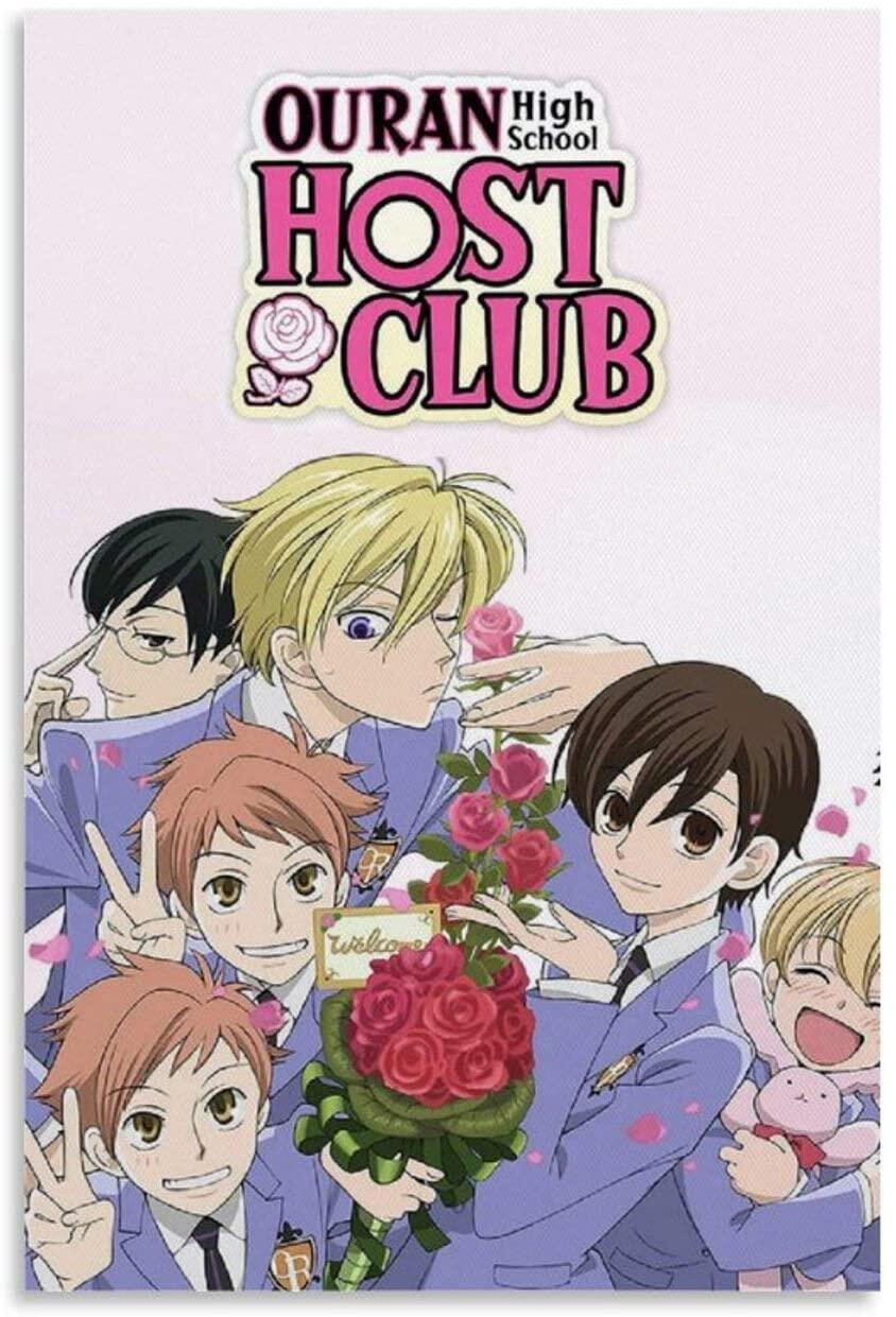 โปสเตอร์อนิเมะ Ouran High School Host Club  โปรเนียเกอร์ชายทั้งหมดโปสเตอร์ภาพวาดตกแต่งผ้าใบศิลปะผนังห้องนั่งเล่นโปสเตอร์ห้องนอน  Painting1ชิ้นไม้ภายในกรอบหรือไร้กรอบ | Lazada.co.th