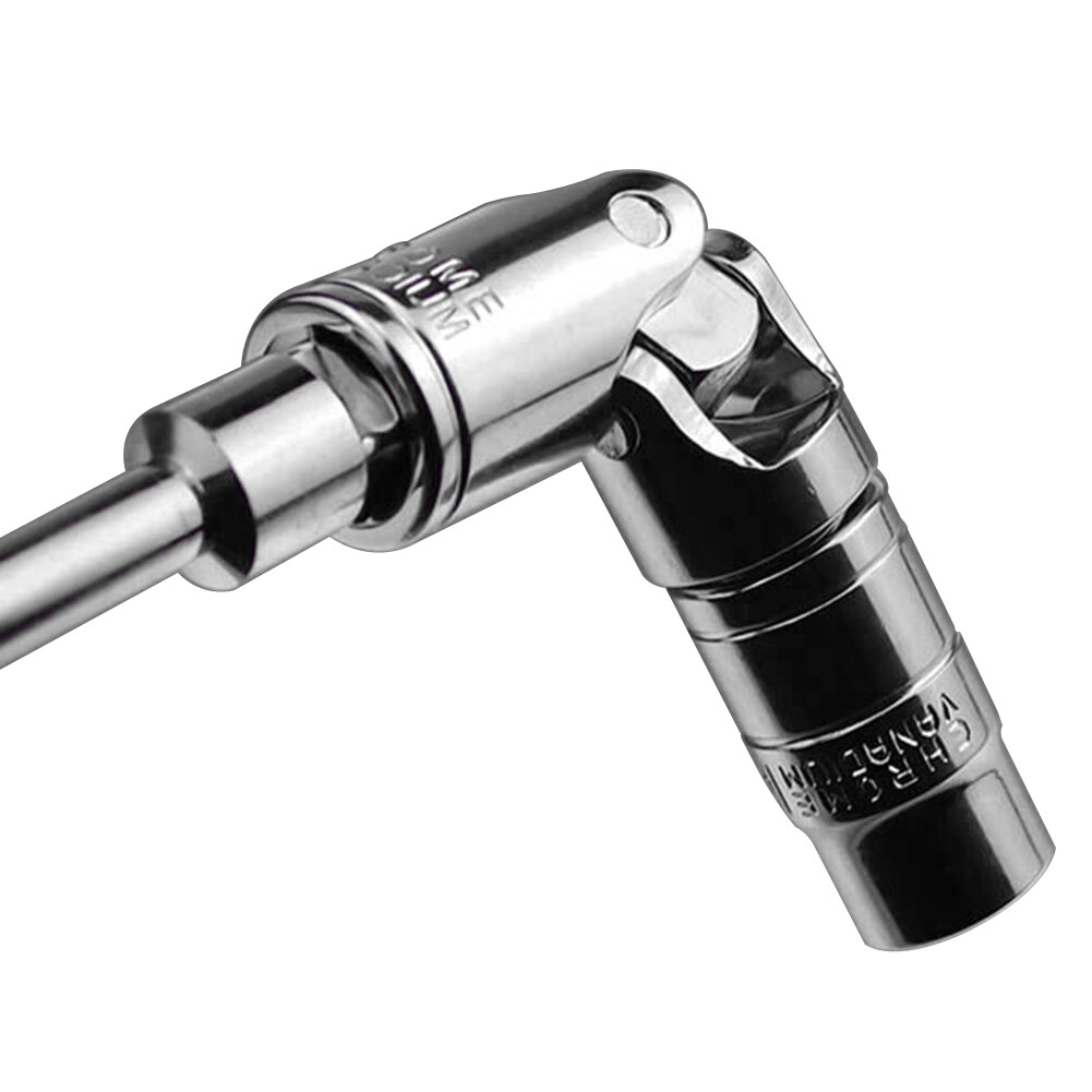 Farfi 1/2 1/4 3/8 inches Chrome Universal Joint Adapter Socket Wrench Hardware Tool
