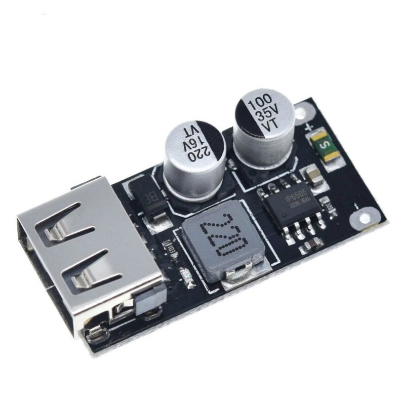 USB QC3.0 QC2.0 DC-DC Buck Converter Charging Step Down Module 6-32V 9V 12V 24V to Fast Quick Charger Circuit Board 5V