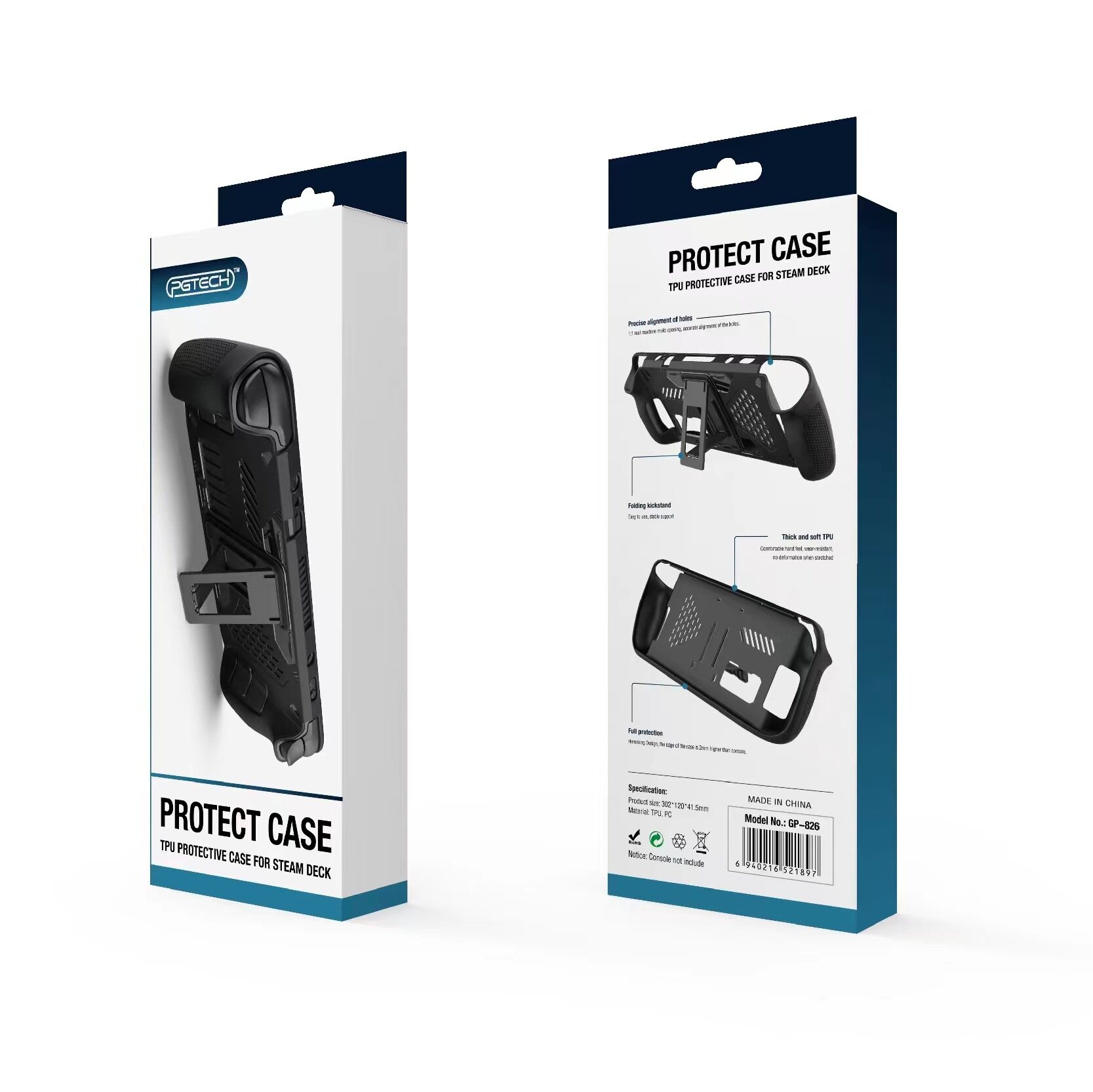 Ốp Bảo Vệ TPU Có Chân Đế Cho Máy Chơi Game Steam Deck Ốp Bảo Vệ Máy Chơi Game