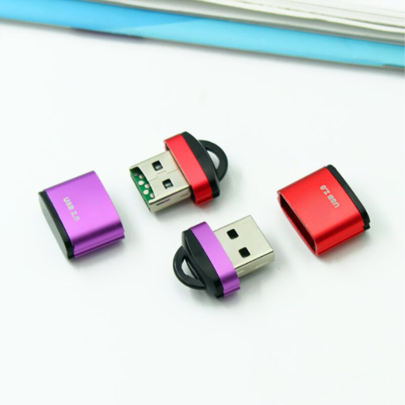 Xách tay tốc độ cao Mini USB 2.0 Đầu đọc thẻ TF Thẻ nhớ Micro SD Bộ chuyển đổi cho máy tính Máy tính để bàn máy tính xách tay máy tính xách tay
