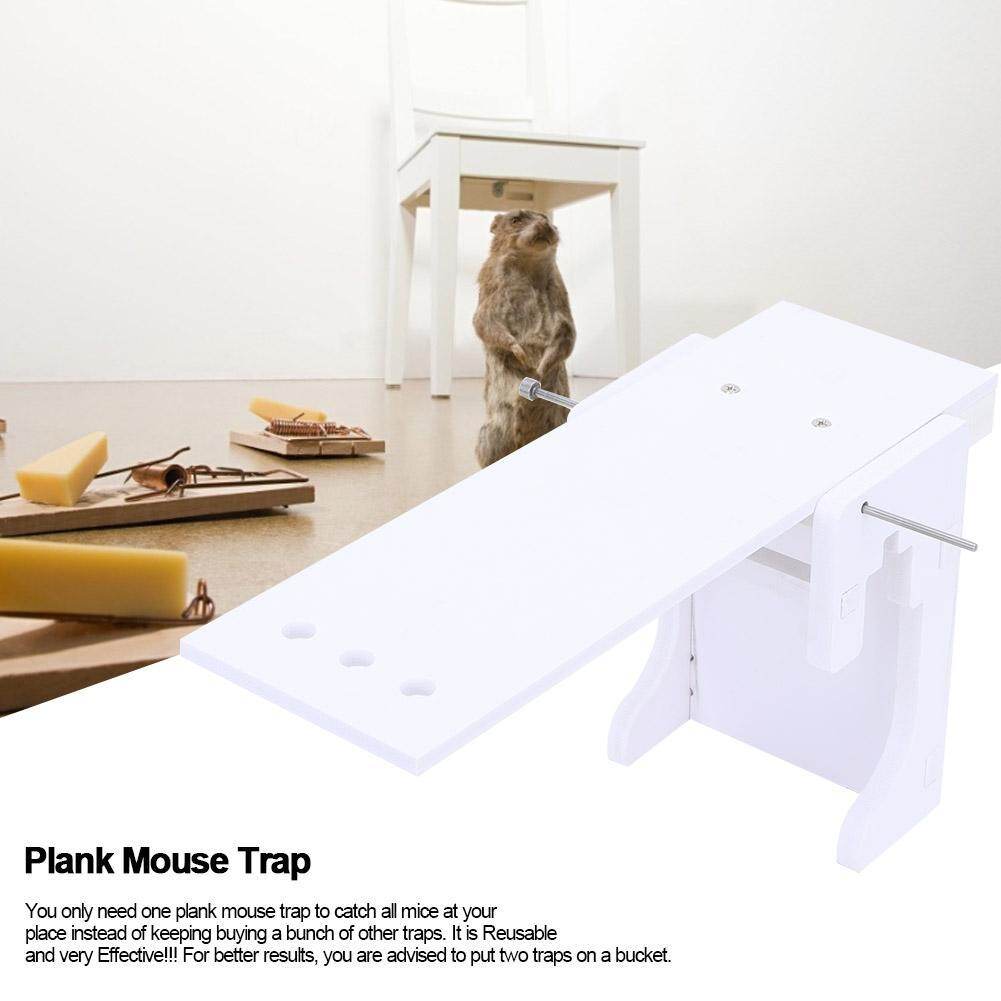 DIY Mouse Trap Mouse Mice Rodent Trap Seesaw Auto Reset Bait Catcher