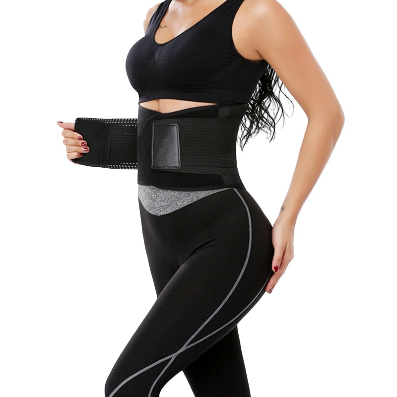Adjustable Fitness Sweatiness Slimming Body Shape Sport Girdle Belt Stomach Fat Burner Lazada Singapore