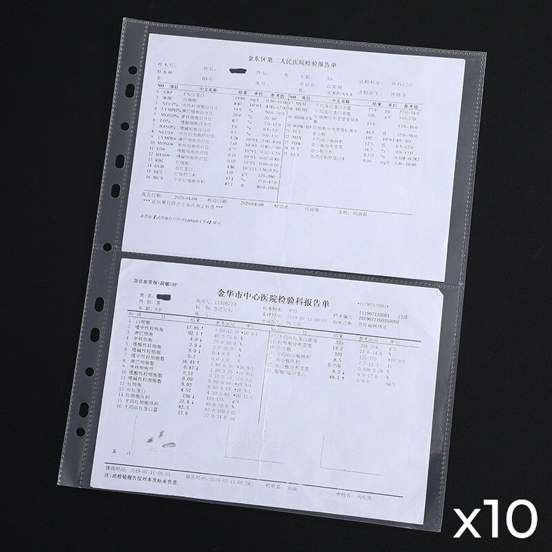 Transparent PP A4 Binder 4 Rings Large Capacity Collect Book KPOP Photocard Photo Album Sleeves Holder