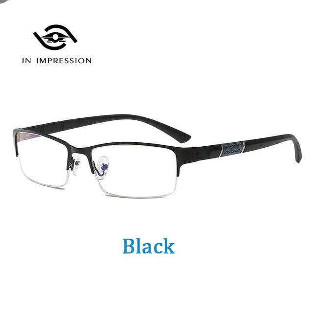JN IMPRESSION half-frame ultra-light high-definition men's business reading glasses+1.00,+1.50,+2.00,+2.50,+3.00,+3.50,+4.00