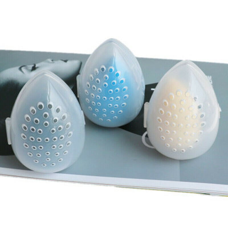 Hộp đựng mút trang điểm hình quả trứng chống ẩm chống nấm mốc tiện dụng cầm tay