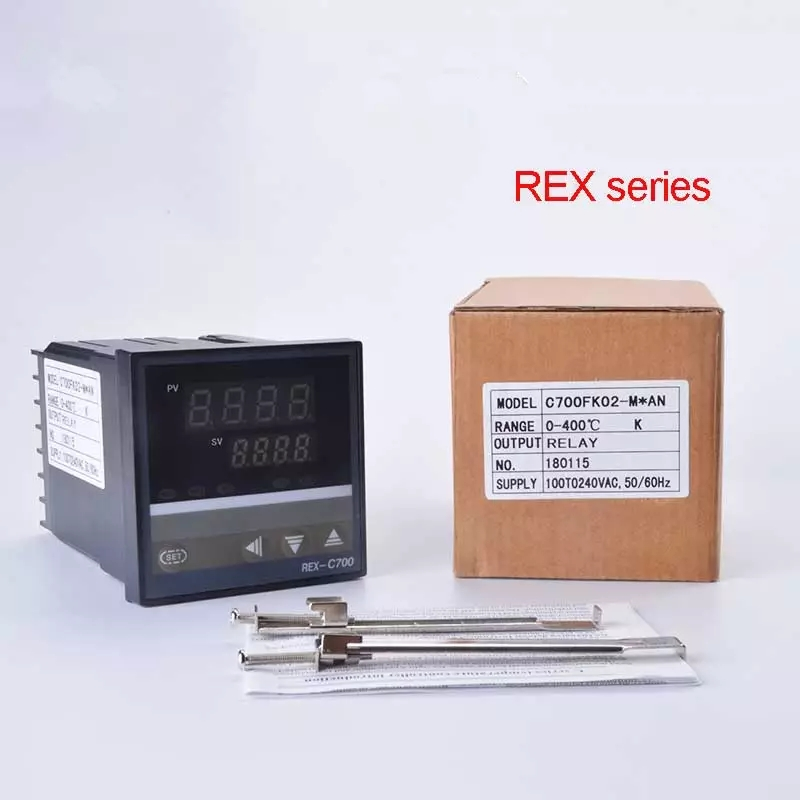 220V Oven Temperature Controller REX-C700 C700  Universal Input Relay Output SSR output 72*72mm Thermostat