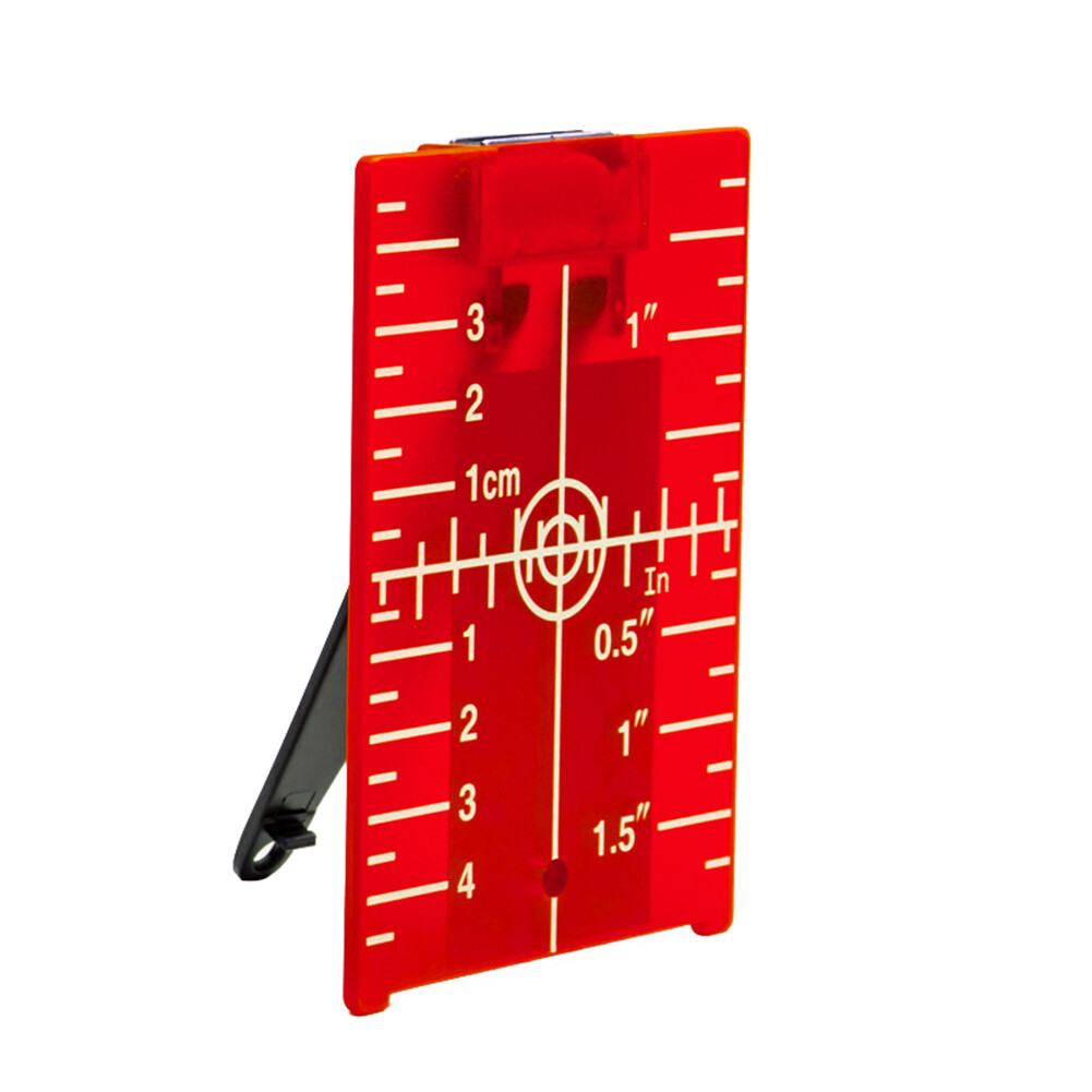sikiwind Magnetic Line Beam Laser Level Target Vertical/Horizontal Inch/cm Leveling Board