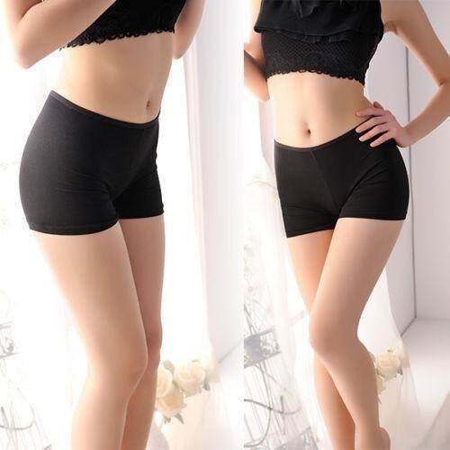 Safety Shorts Women Lady Fashion Pants Leggings Seamless Basic Plain Underwear