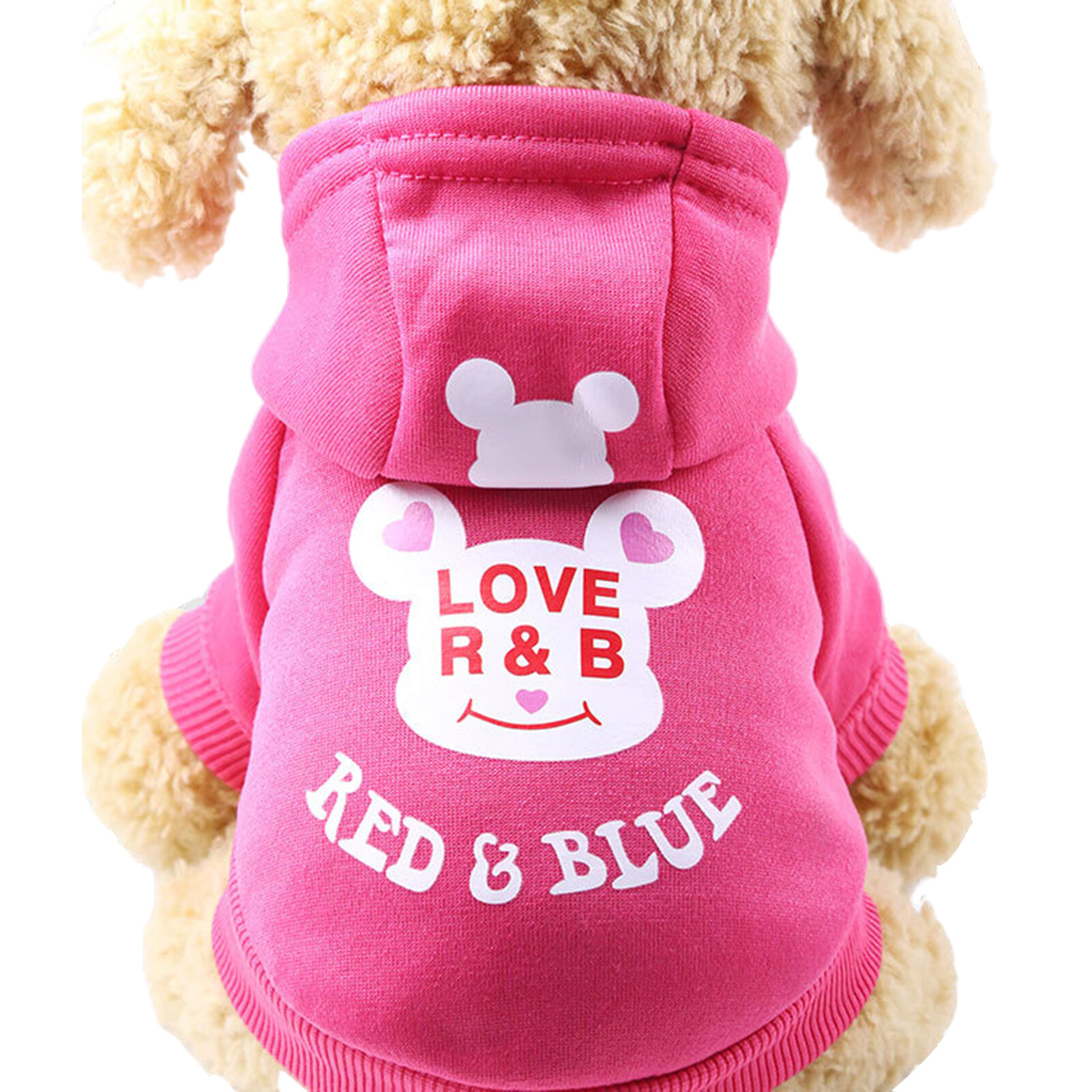 Huanhuang Ang top®Huanhuang lovely print warm TPU hoodie for dog (version of the product to choose from)-Intl