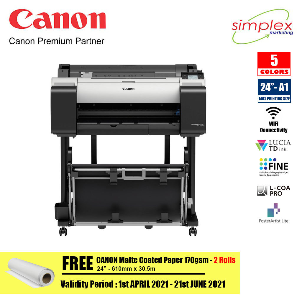 canon tm 5200 printer