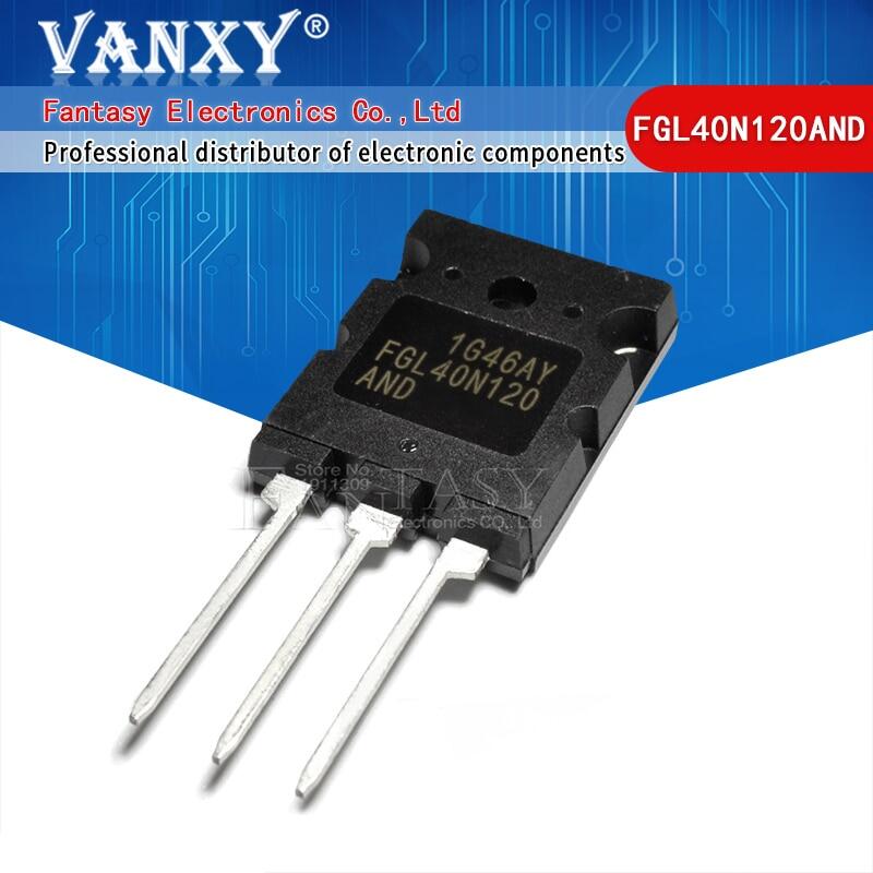 10ชิ้น FGL40N120AND 40A/1200V 40N120 FGL40N120ถึง3PL FGL40N120ANDTU NPT ...