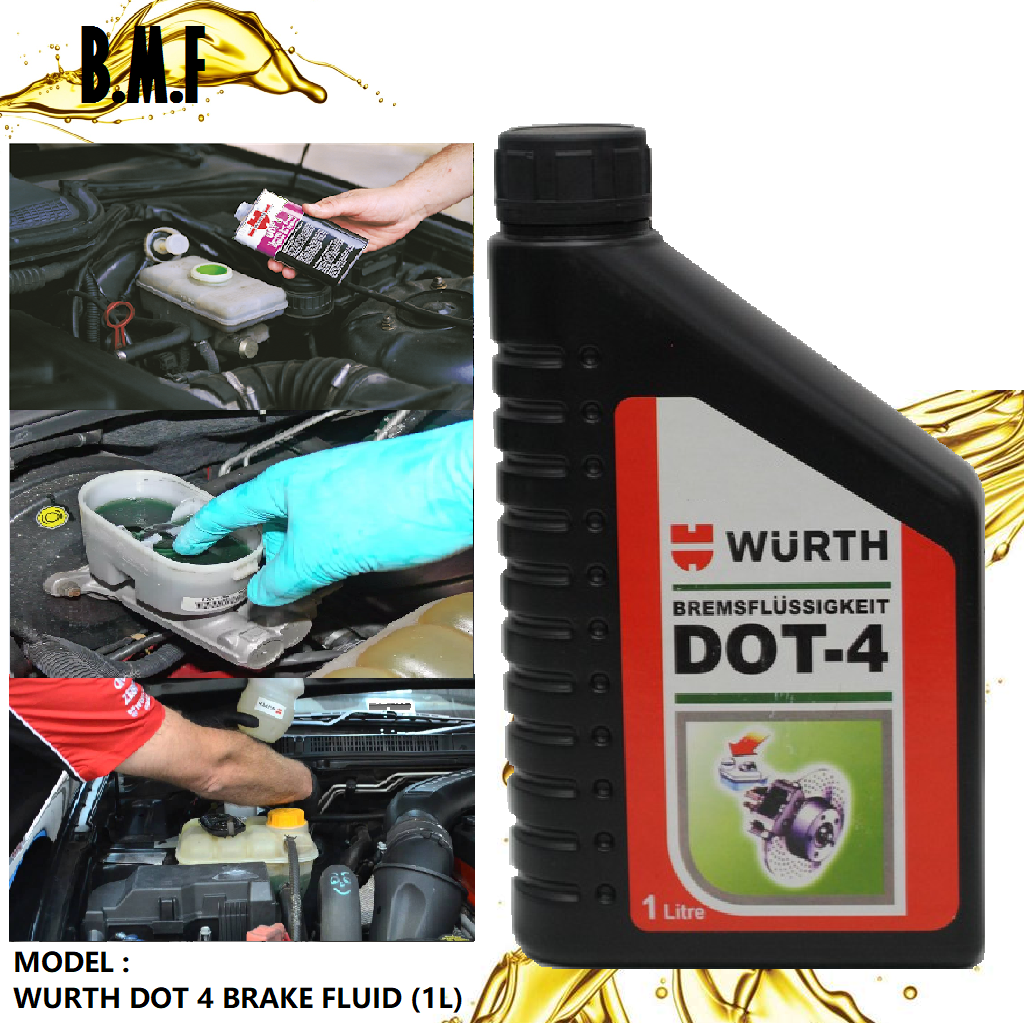 Wurth Dot 4 Brake & Clutch Fluid 1L Lazada