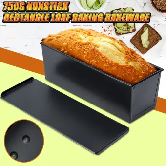 750g Rectangle Nonstick Box Loaf Tin Kitchen Pastry Bread Cake