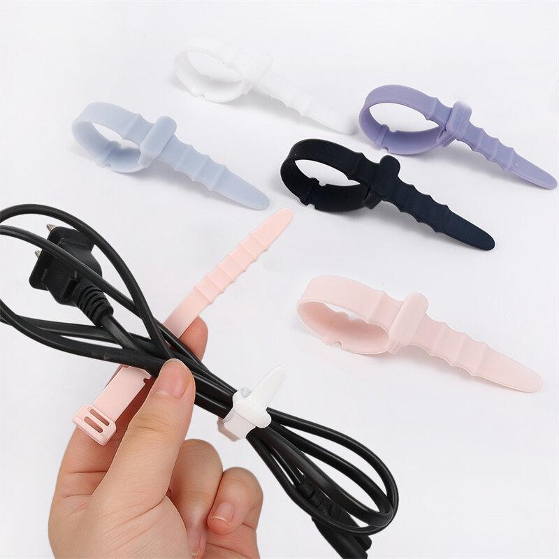 5 Cái Dụng Cụ Sắp Xếp Dây Sạc Điện Thoại Quản Lý Cáp Xương Cá Thông Dụng Dụng Cụ Quấn Dây Tai Nghe Di Động