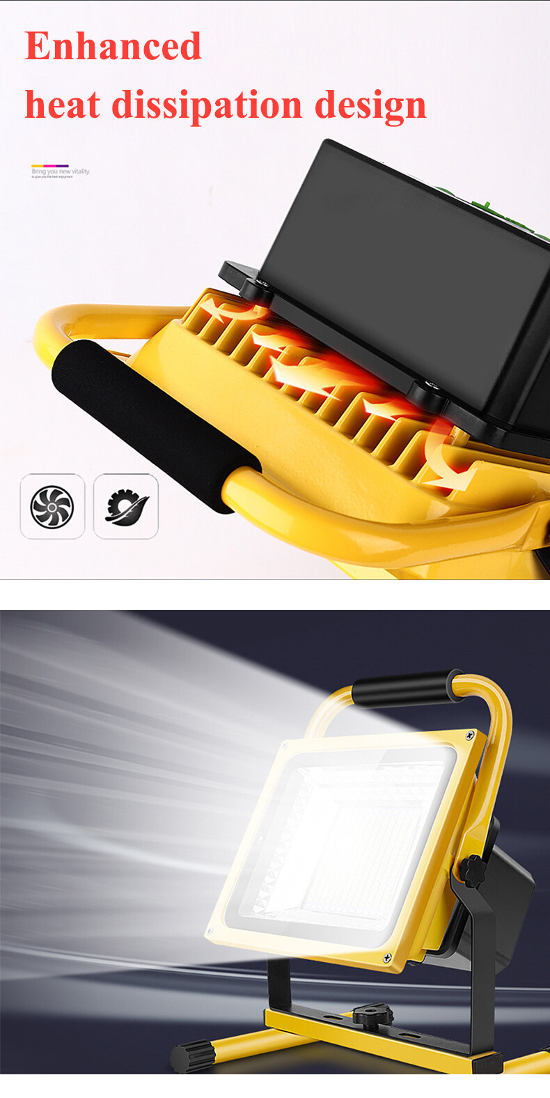 XINLANYASHE LED light outdoor lighting emergency light spotlight Floodlight, spotlight, path light, street light, white light, led light