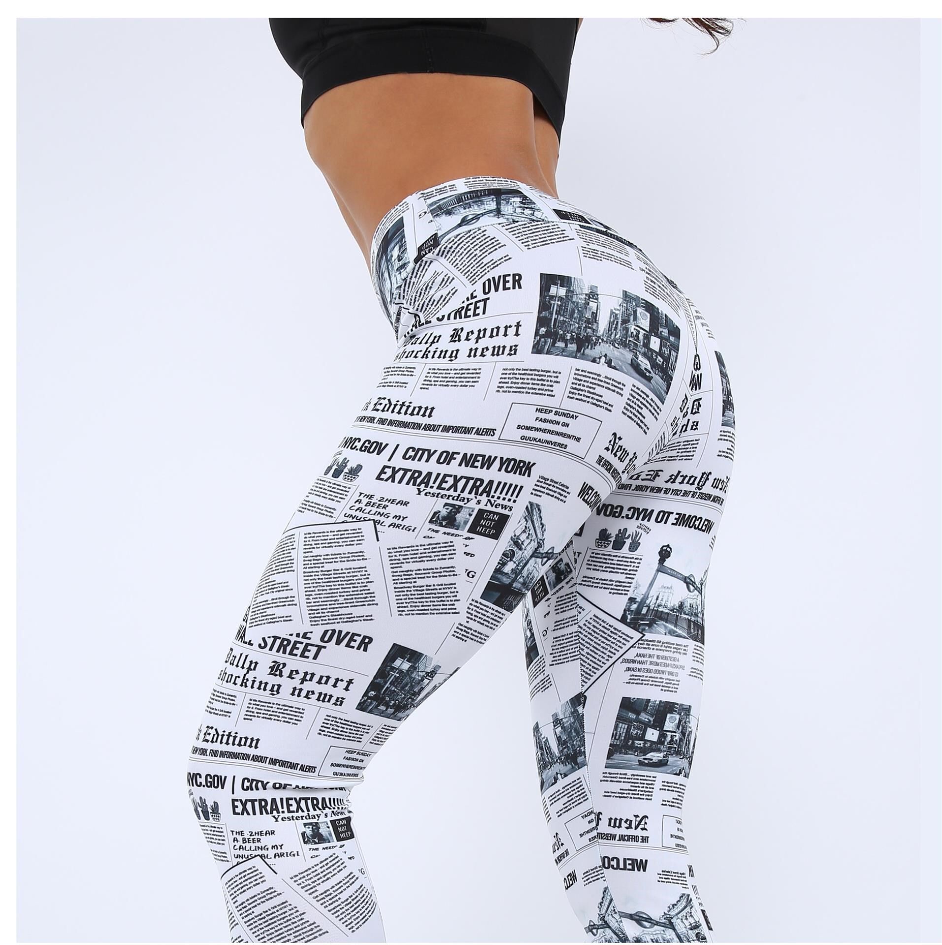 printed yoga pants