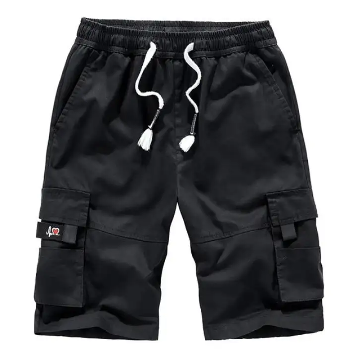 cotton sweatpant shorts