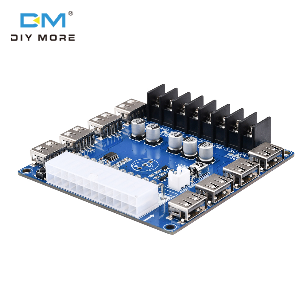 diymore USB Charging Desktop Chassis Power Adapter Board with Infrared Detection Function for TV Power Amplifier 5V/2A