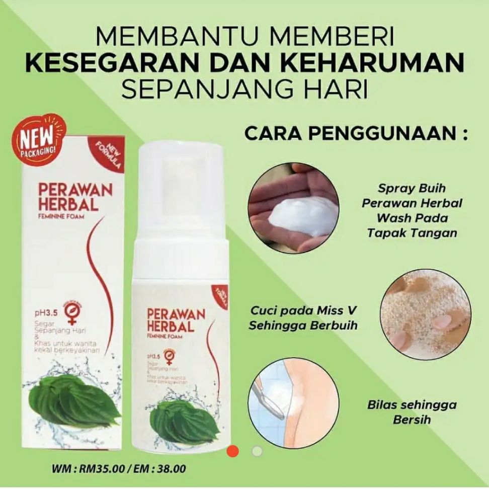 Dherbs Feminin Wash Herbal Lazada
