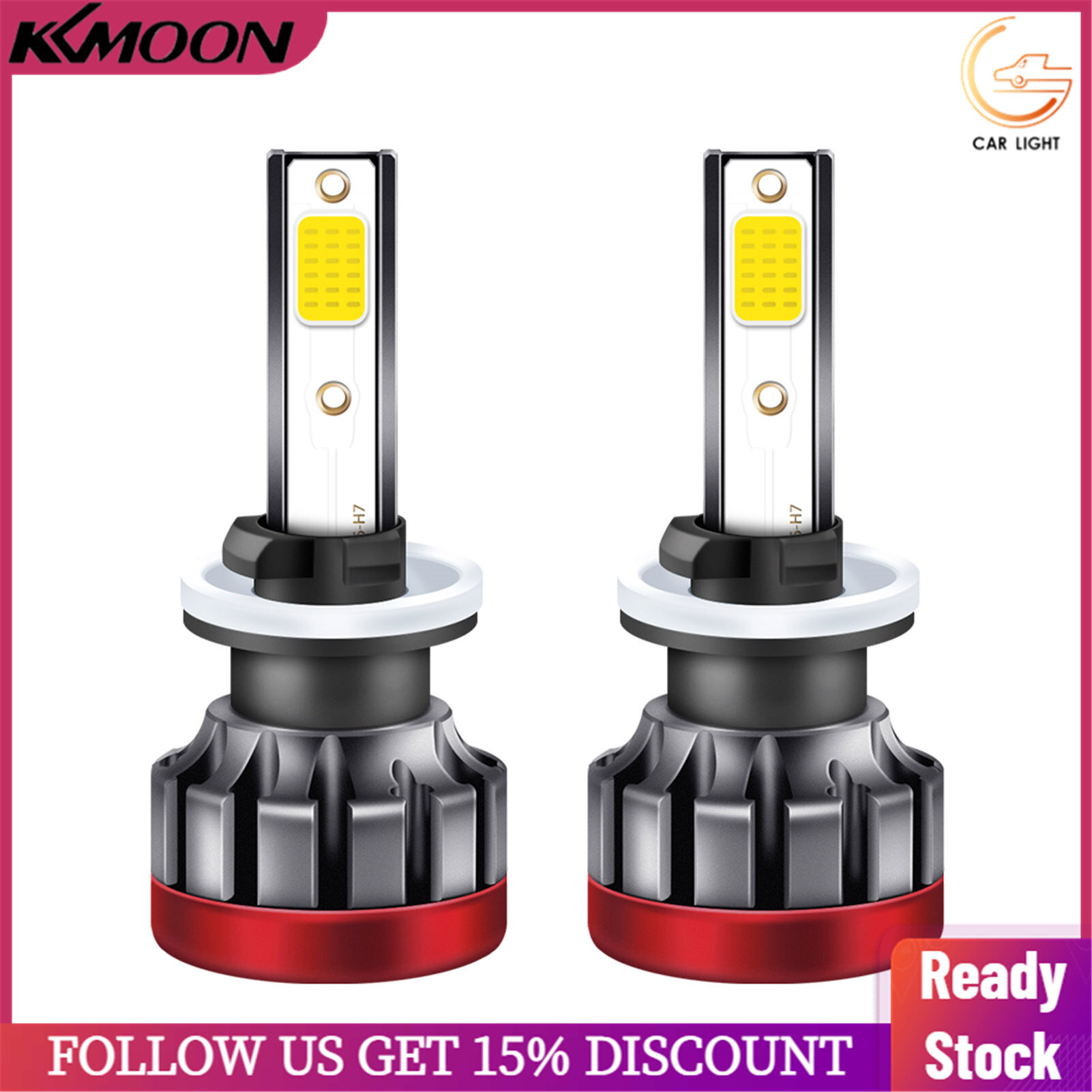 2PCS 880/881 LED Fog Light Bulbs 3000K Yellow 3000 Lumens 30W High Power LED Fog Light DRL Bulbs for Cars Trucks