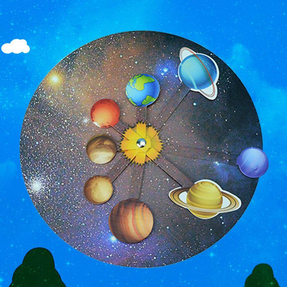 DIY Solar System Planets Model Scientific Experiment Toy Interesting Kids Educational Toy