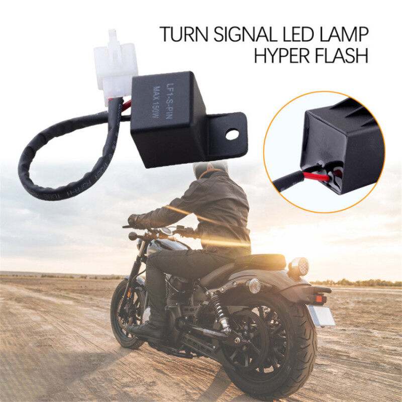 Đèn Xi Nhan Cho Xe Hơi Xe Máy, Đèn LED Tín Hiệu Rẽ, Có Thể Điều Chỉnh, Đèn Nhấp Nháy, Rơle 12V Cho Yamaha Honda KTM Aug2