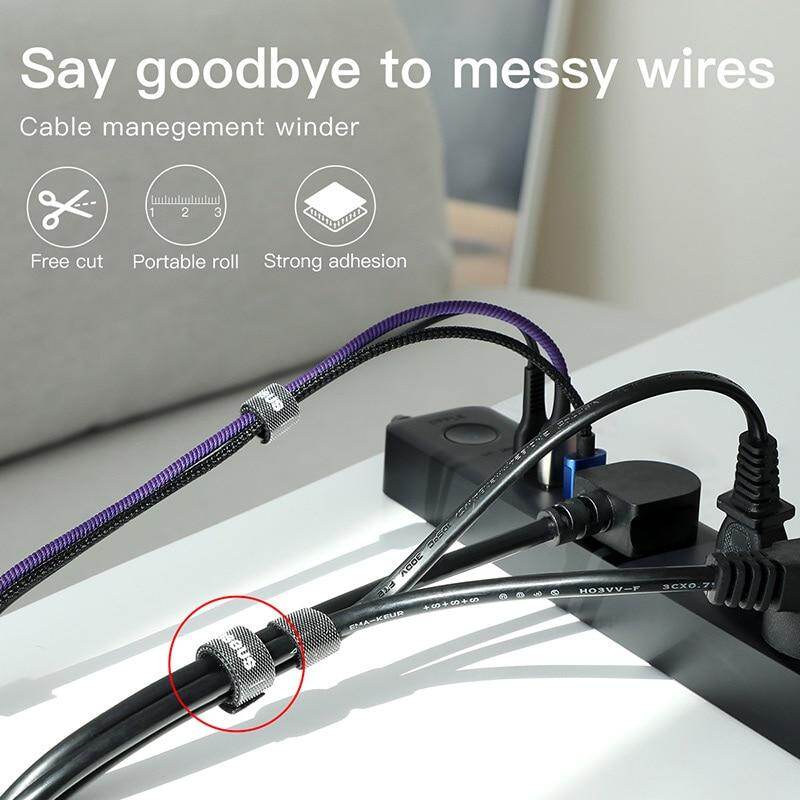 Baseus Dụng Cụ Cuộn Dây Cáp Dụng Cụ Bảo Vệ Sạc Quản Lý Cáp USB Cho Chuột iPhone Tai Nghe Giá Đỡ Cáp Bảo Vệ Dây