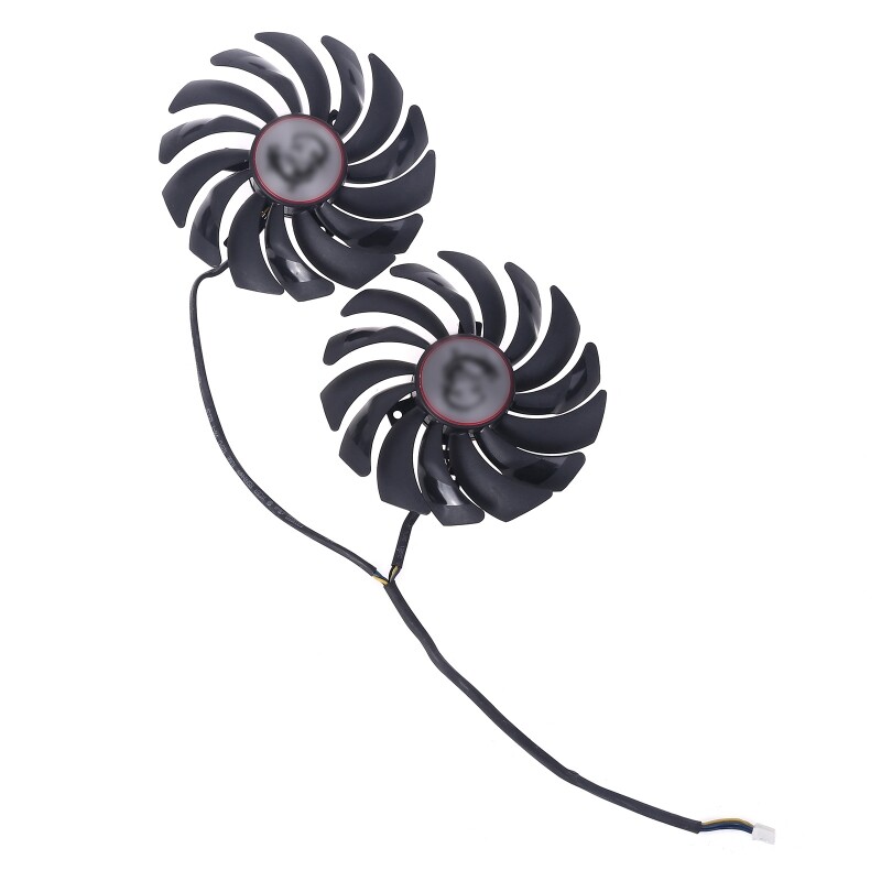 2pcs pld10010s12hh 4pin for msi radeon r9 rx470 480 570 580 gtx1080ti 1080 1070 1060 gaming graphics card cooler fan