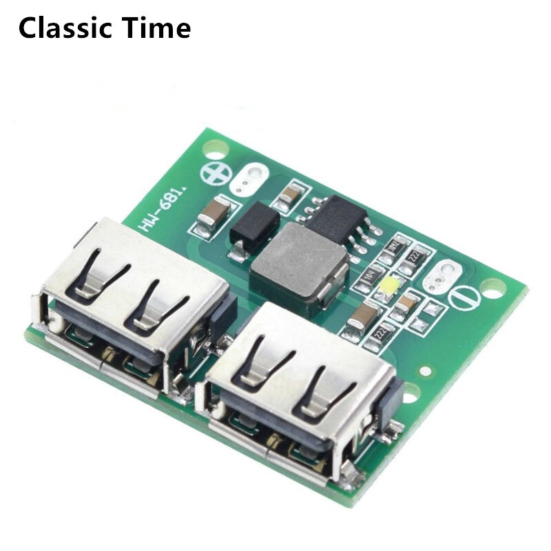 9V 12V 24V to 5V DC-DC Step Down Charger Power Module Dual USB Output Buck 3A Car Charging Charge