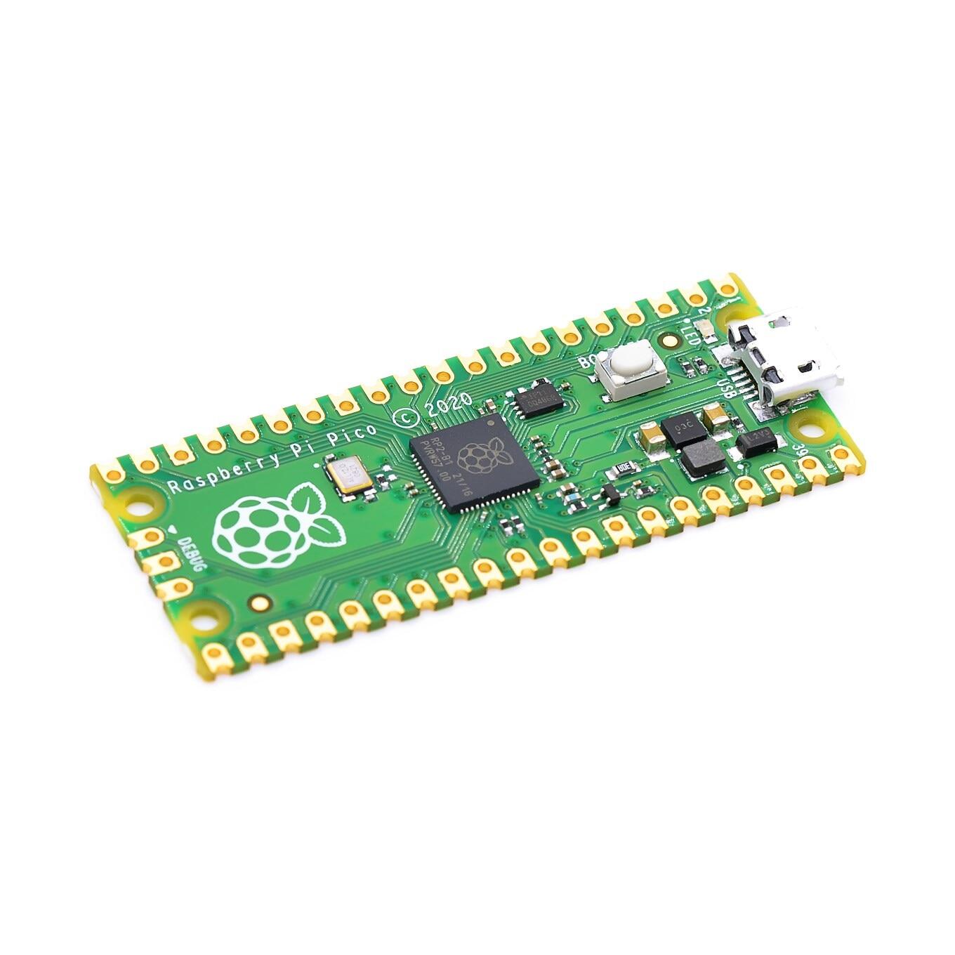 Bo Mạch Pico Raspberry Pi Chính Thức RP2040 Bộ Vi Xử Lý + Cortex-M0 Hiệu Suất Cao Lõi Kép 264KB