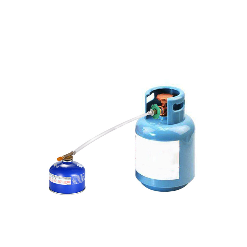 Camping Stove Propane Refill Adapter Flat Cylinder Tank Coupler Bottle Adapter