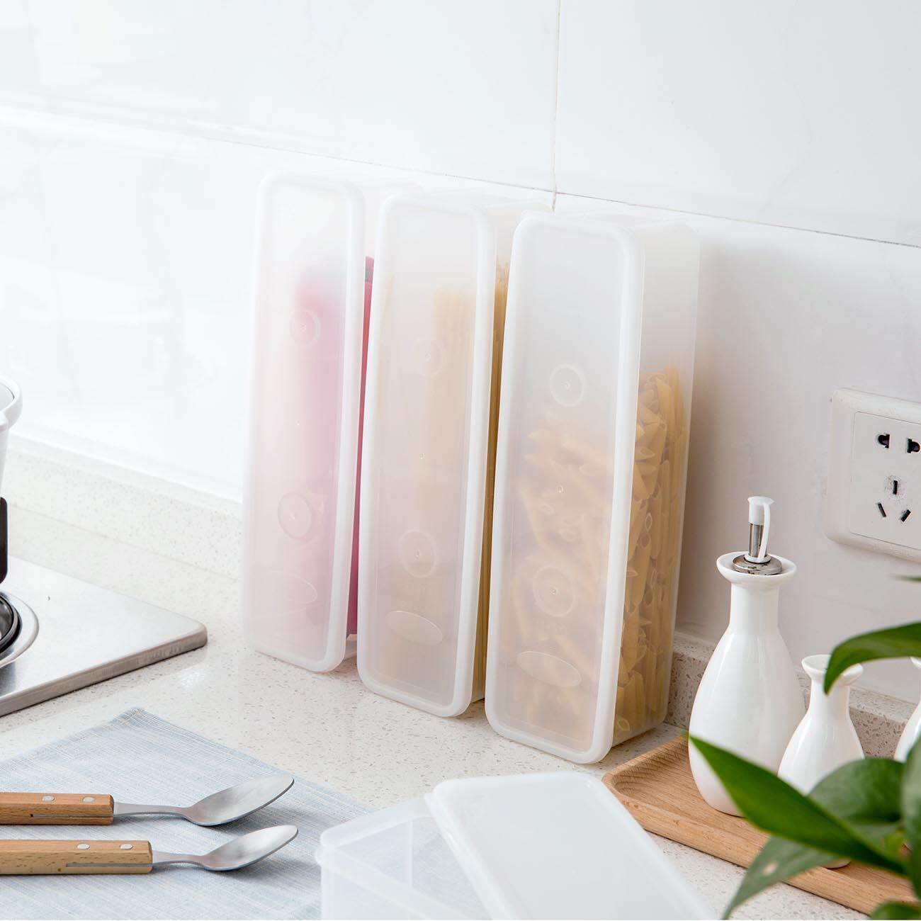 Kitchen Plastic Sealed Box Pasta Storage Box Tableware Storage Box
