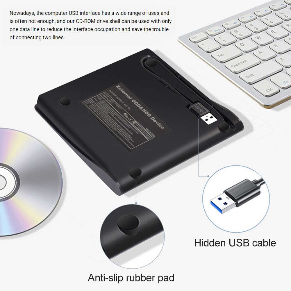 CD-ROM DVD Gắn Ngoài USB 3.0 SATA Ổ Đĩa Quang Kèm Đầu Phát RW Không Có Ổ Đĩa