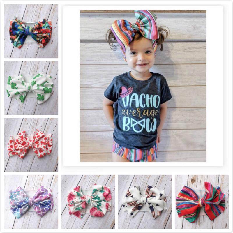 Baby Girl Hair Band Bow Headband Turban Knot Hair Accessory HeadWrap 3 Styles